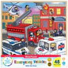 Wood Fun Facts - Emergency Vehicles 48 Piece Wood Jigsaw Puzzle Questions & Answers