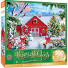 Happy Holidays - Country Christmas 300 Piece EZ Grip Jigsaw Puzzle Questions & Answers