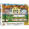 Does the Farmers Market 1000 piece puzzle contain a poster?