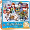 Happy Holidays - Snow Family McDonald 300 Piece EZ Grip Jigsaw Puzzle Questions & Answers