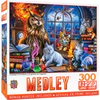 What size are 300 piece puzzles?