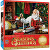 Season's Greetings - Santa's Workshop 1000 Piece Jigsaw Puzzle Questions & Answers