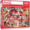 What size is the 500 piece Coca Cola  Christmas puzzle ?