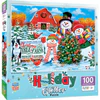 Holiday Glitter - On the Tree Farm 100 Piece Jigsaw Puzzle Questions & Answers