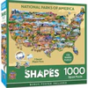 National Parks of America 1000 Piece Shaped Jigsaw Puzzle Questions & Answers