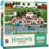 Hometown Gallery - The Old Filling Station 1000 Piece Jigsaw Puzzle Questions & Answers