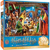 Happy Holidays - Away in a Manger 300 Piece EZ Grip Jigsaw Puzzle Questions & Answers